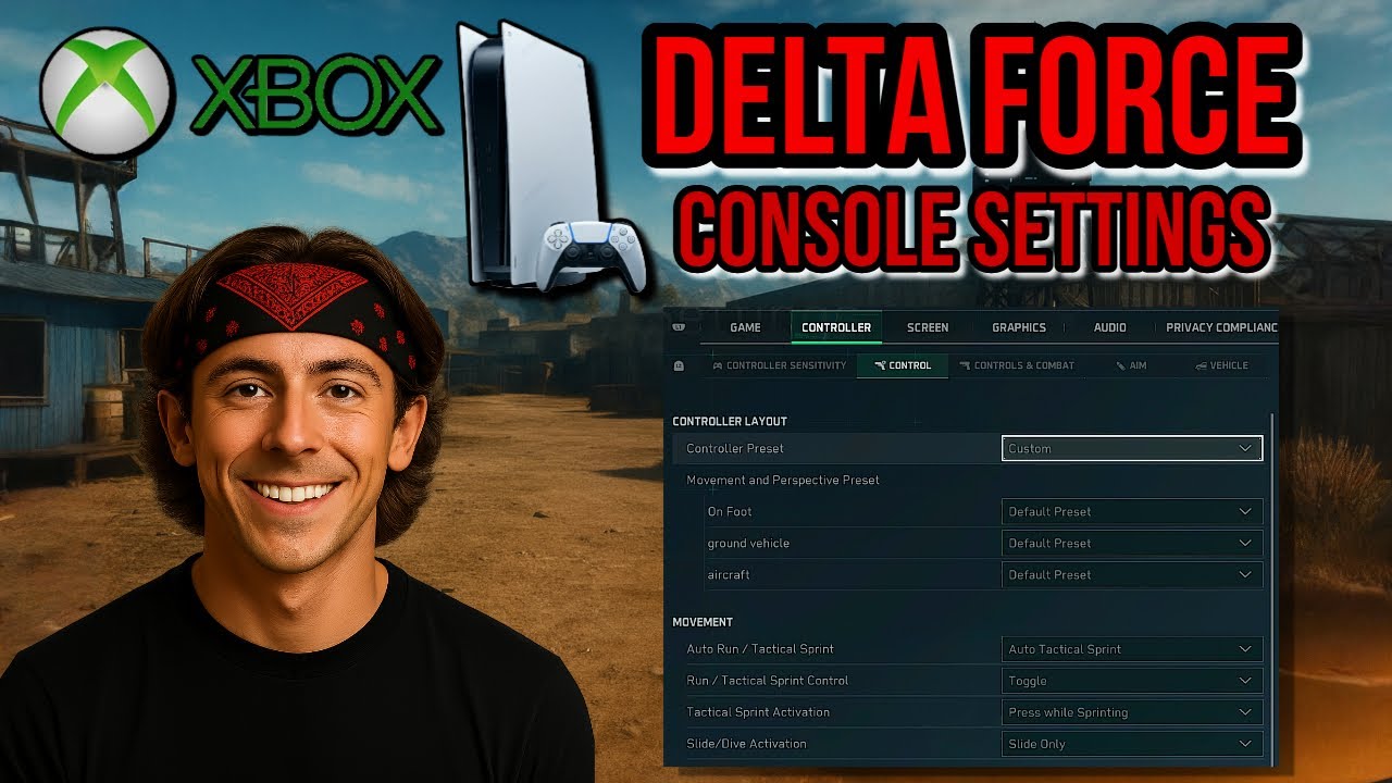 Best Delta Force Console Settings (Settings for Aim + Movement + Graphics) Xbox + Playstation (PS5)
