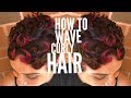 HOW TO WAVE CURLY HAIR FAST @CRAZYABOUTANGEL