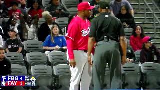 FredNats manager Billy McMillon ejected from game vs. Fayetteville