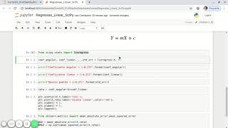 Regressão linear simples com a biblioteca SciPy do Python