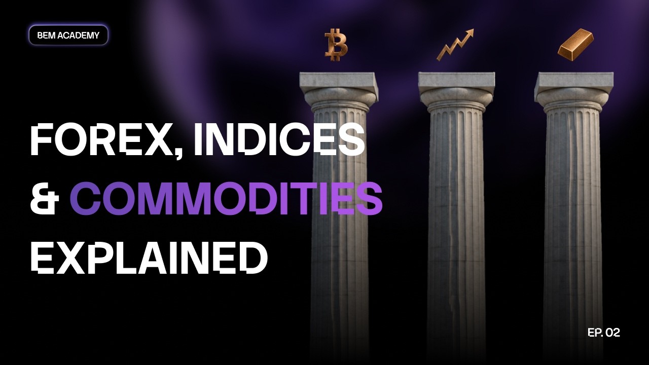 Forex, Indices & Commodities Explained | BEM Academy Ep.2