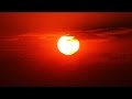 Red sky rising sun time lapse  royalty free nature stock footage