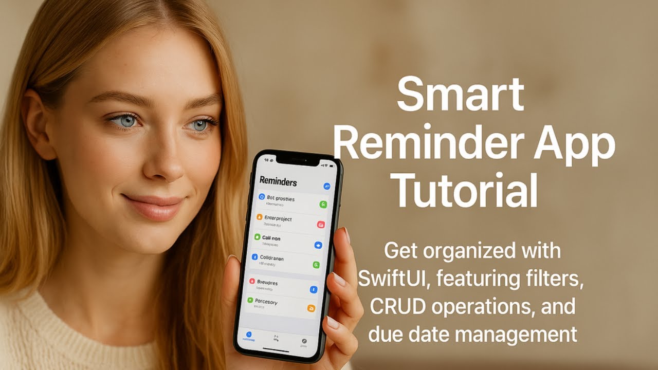 Step by Step Tutorial Smart Reminder App in SwiftUI – Priority ...