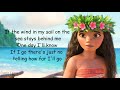 How far ill go    aulii cravalho  ost moana lyrics