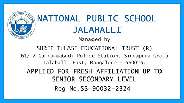 NPS Jalahalli CBSE Inspection