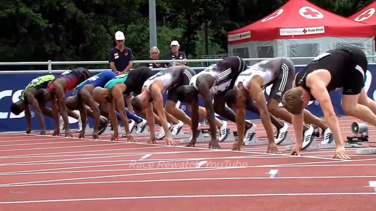 Men's 100m Final // NK Atletiek 2019 - YouTube