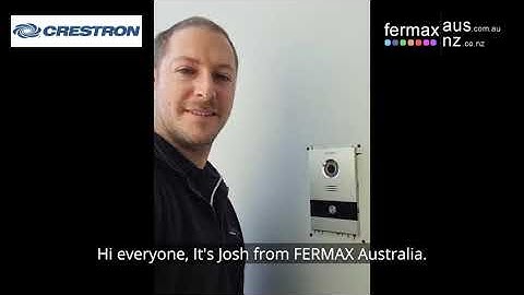 FERMAX MEET IP Video Intercom Integration with Crestron Smart Home Automation System