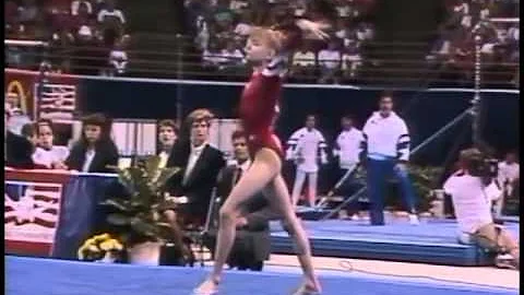 Shannon Miller - Floor Exercise - 1992 McDonalds American Cup