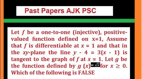 Let f be a one-to-one (injective), a positive-valued function defined on x=1,  f is