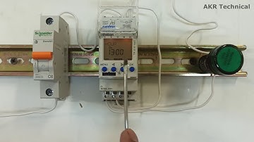 How To Program Digital Timer | Programmable Digital Timer Switch Connection | akrtechnical