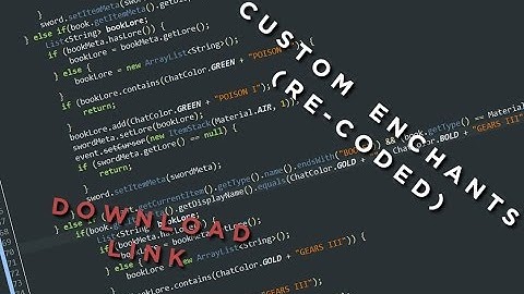 Speed Coding Ep. 1 | Re-coding my Custom Enchants Plugin (First 3 Enchantments)