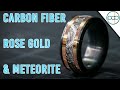 Making a Rose Gold, Meteorite, and Carbon Fiber Ring for Sean Kelly from Jersey Champs
