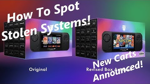 Evercade News Update: How To Spot Stolen Systems, 2 New Cartridges, Final Firmware