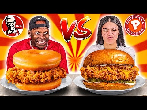 POPEYES VS KFC FOOD CHALLENGE