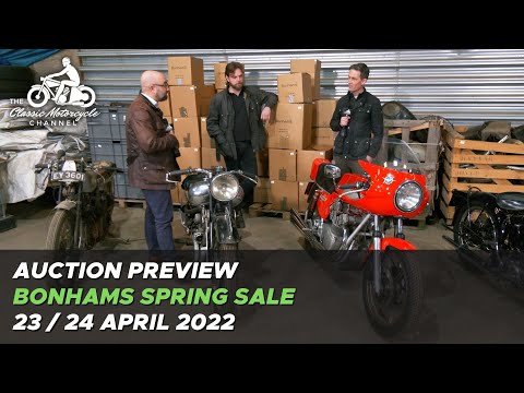 Bonhams motorcycle auction preview for The Spring Sale - 23 / 24 April 2022