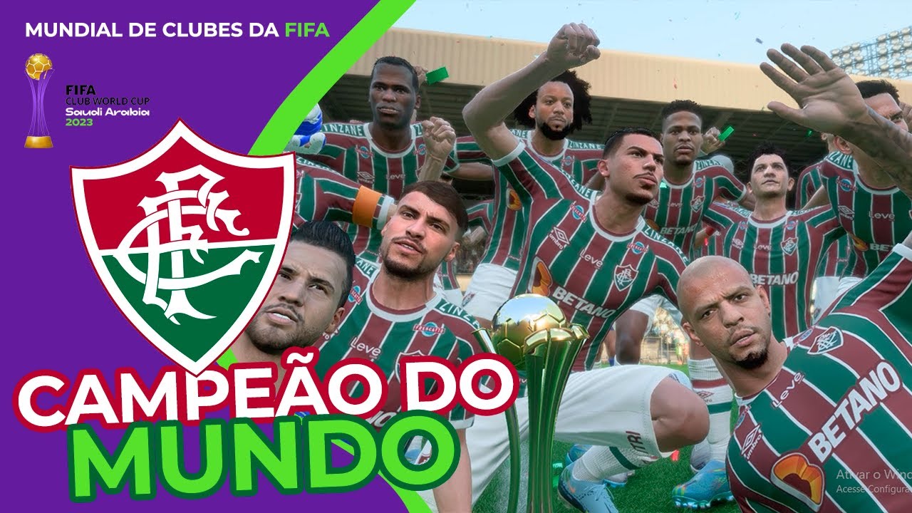 FLUMINENSE CAMPEÃO DO MUNDO 2023 - GAMEPLAY NO FIFA23 