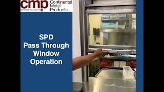 Pass Through window for Sterile Instrument Processing - SPD - in Hospital or Surgery Center