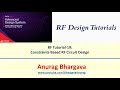 RF Design-19: Constraints Based RF Circuit Design