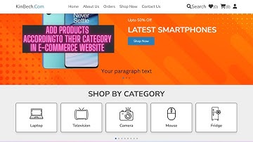 How to Add Category-Wise Products in Responsive PHP e-Commerce Website | Techy Guy