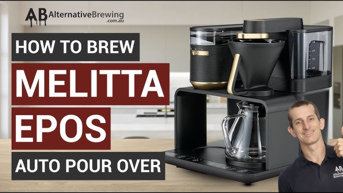 Melitta Kaffeemaschine Epos in schwarz - gold