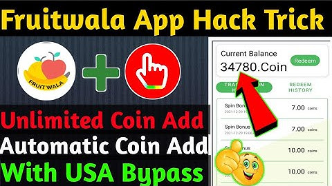 Fruitwala App Hack Trick || Unlimited Coin Add || Automatic Coin Adder Trick