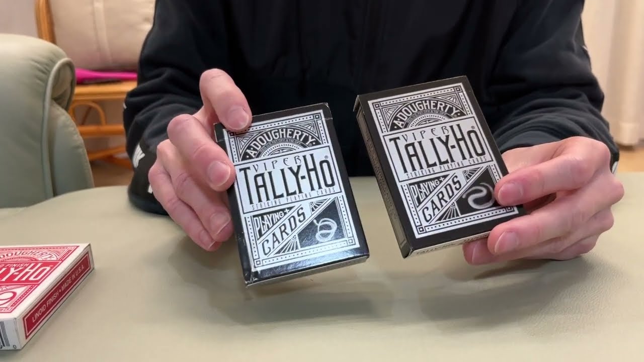 Tally-Ho Viper Deck Circle Back 1st Unboxing Ellusionist Playing Cards Deck Review Rare Cardistry