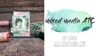 Quick and Easy Mixed Media Artist Trading Card