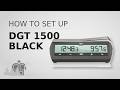 Set Up Your Chess Clock in a Minute DGT 1500 Black 