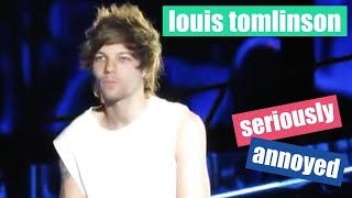 louis tomlinson being seriously annoyed for 5 minutes straight