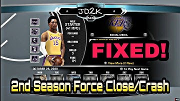 MyCareer 2nd Season Force Close/Crash | FIXED!