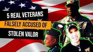 Real Veterans Falsely Accused of Stolen Valor