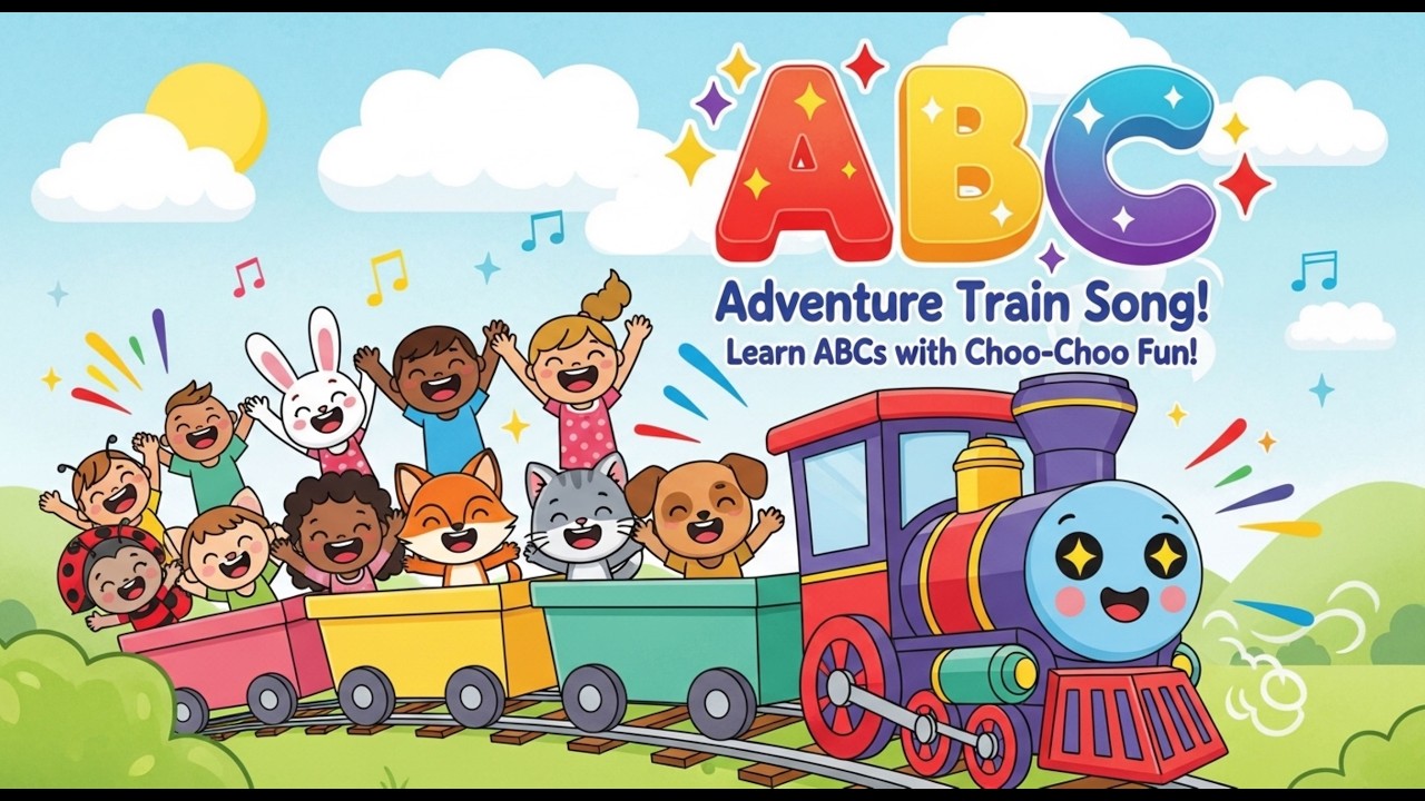 ABC Adventure Train 🚂 ABC Song for Kids | Learn Letters with Choo Choo ...