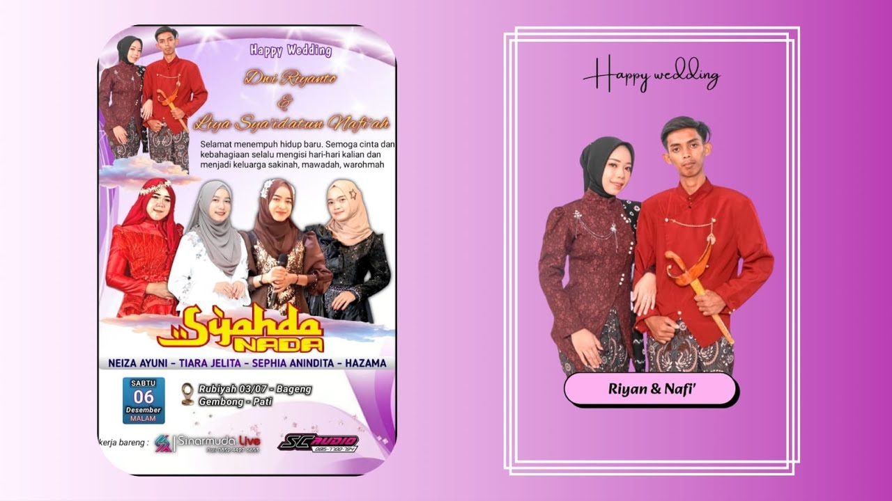 🔴LIVE SYAHDA NADA WALIMATUL URSY DWI RIYAN & NAFI' RUBIYAH-BAGENG-GEMBONG-PATI  06 DESEMBER 2025