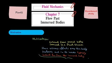 Fluid Mechanics, Frank M. White, Chapter 7, Flow Past Immersed Bodies, Part1