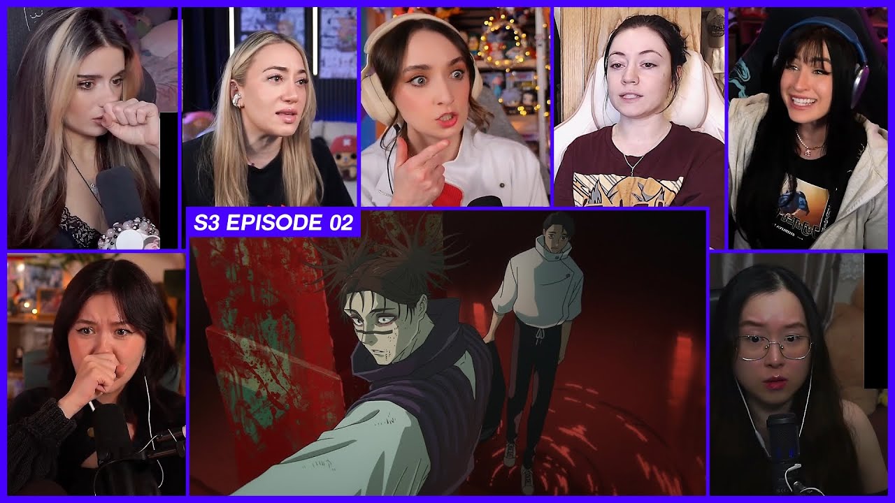 [GIRLS REACT] Choso vs Naoya Zenin | JJK Season 3 Ep 2 Girl Reaction Mashup