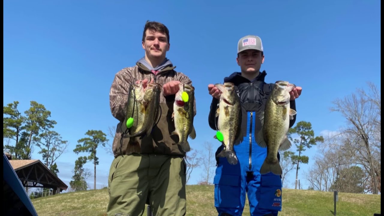 SETX High School Fishing Tournament on Sam Rayburn! (3rd place finish)