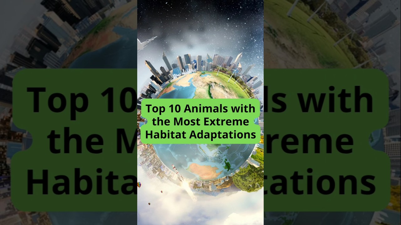 Top 10 Animals with the Most Extreme Habitat Adaptations