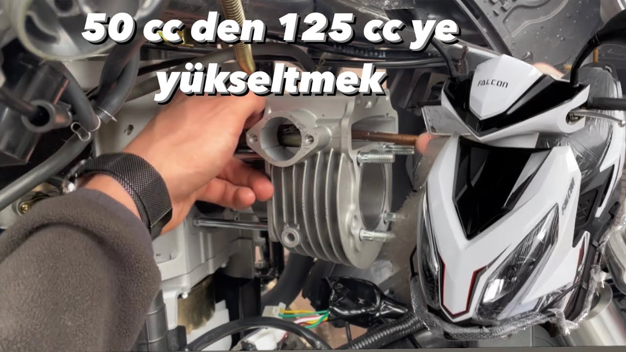 50CC SCOOTER NASIL 125CC YE DÖNÜŞTÜRÜLÜR ? | SIFIR MOTOR PİSTON YÜKSELTME