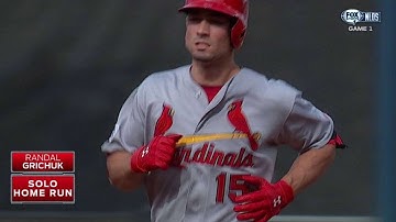 STL@LAD Gm1: Grichuk homers down line to open scoring