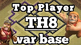 Top Th8 War Base Clash Of Clan 2018 Clash Of Clan Townhall 8 Base Farming