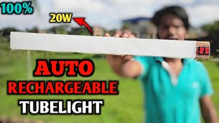 TUBELIGHT MAKING || MAKE AUTOMATIC RECHARGEABLE LED TUBELIGHT AT HOME || BRIGHT EMERGENCY #CK..