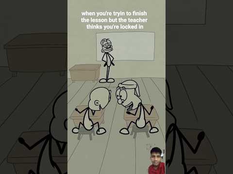 Was  just trying to get to break time break time😅 #shorts #animation #funnyvideo #shortsfeed