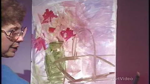 Mixed Bouquet of Roses with Joyce Pike, Oil Painti...