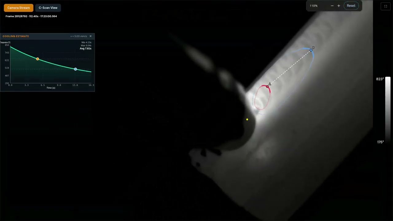 HeatCore AI – Automatic Weld Cooling Time Analysis: T8/5, T12/7 & Custom Intervals