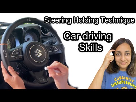 Steering Holding Technique | Learn Car Drvining Technique | Zero to Hero #cardriving #learndriving