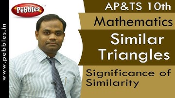 Significance of Similarity : Similar Triangles | Mathematics | AP&TS