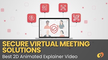 NetSfere   SecureMeet | 2D Best Explainer Video Example | Technology Video | Mypromovideos
