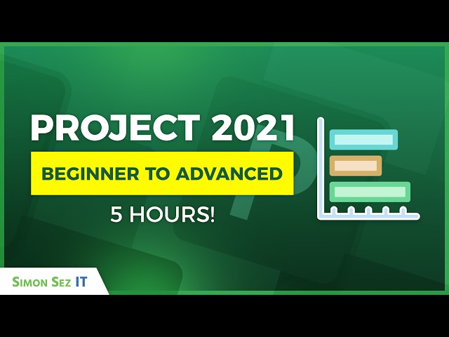 Microsoft Project 2021 Beginner to Advanced Training: 5-Hour Tutorial Course class=