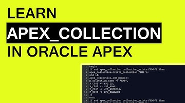 Oracle APEX | APEX COLLECTION | Introduction of APEX COLLECTION