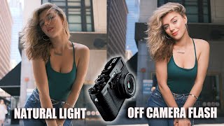 NATURAL LIGHT vs OFF CAMERA FLASH A Shocking Difference!